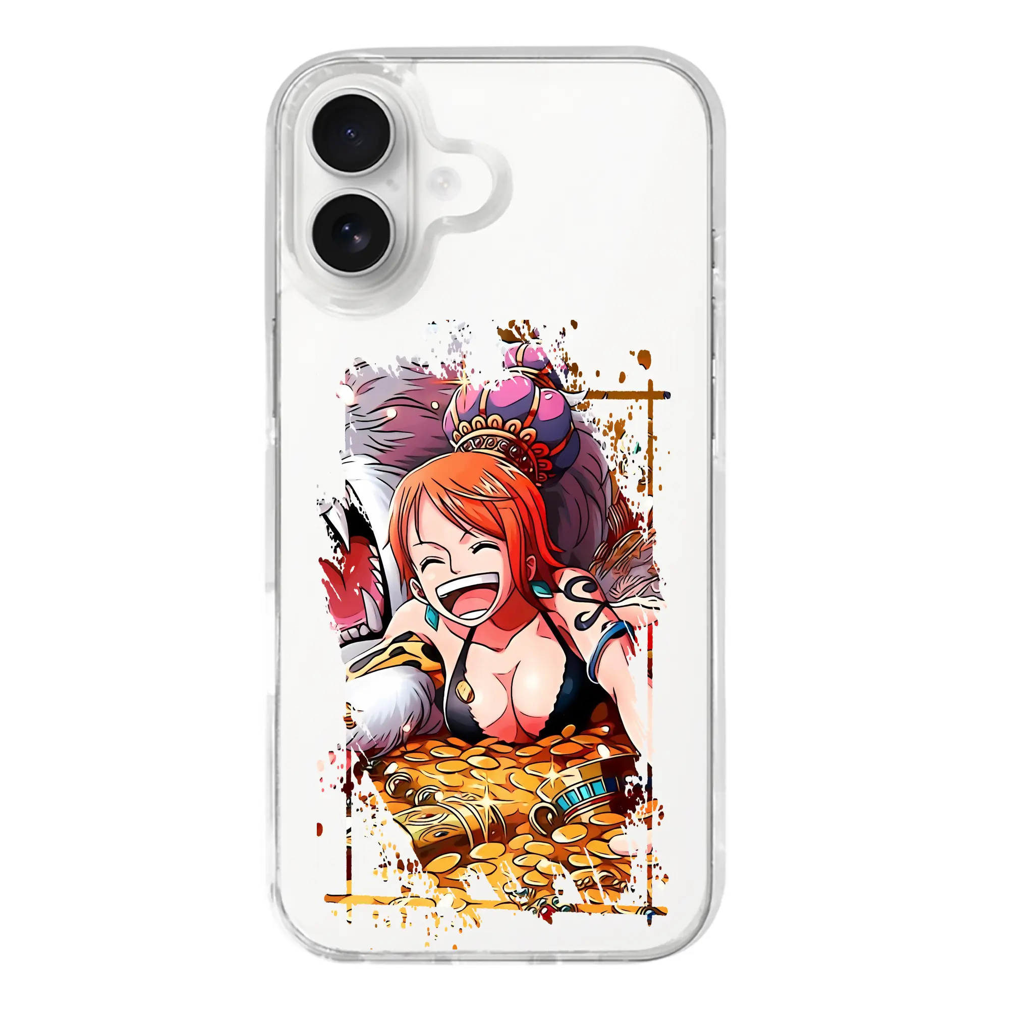 ワンピース グッズ ナミ - iPhone 17シリーズ 透明スマホケース – 薄型・耐衝撃・精密フィット保護カバー